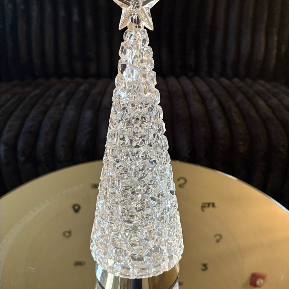 Crystal Christmas Tree Figurine by Bath and body works HTF